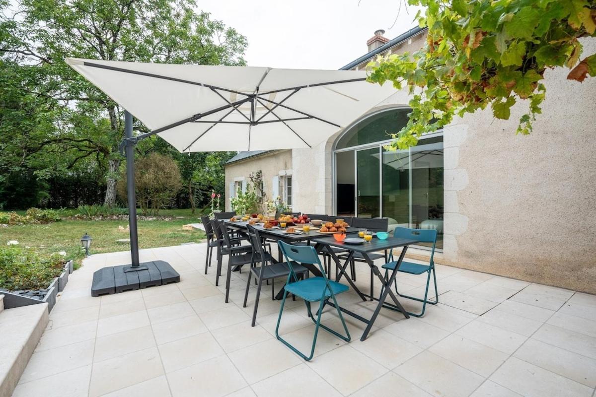 Villa Le Clos Des Moriers 2 From Paris-piscine-12 Pers Blois
